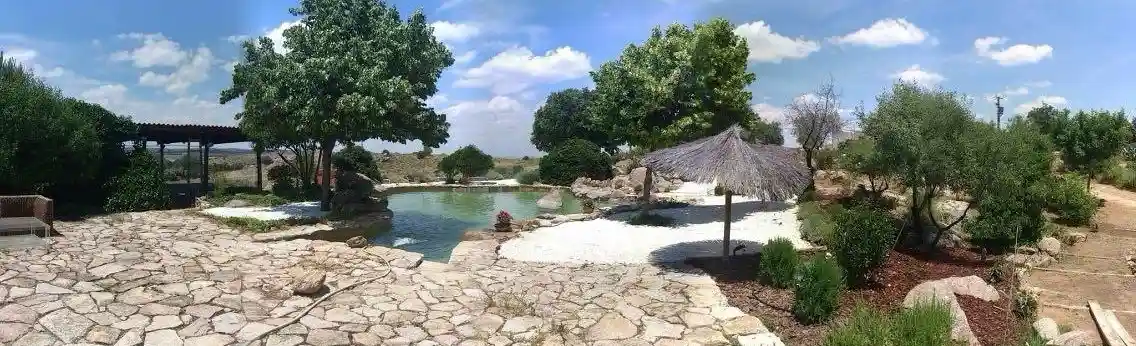 Vista panorámica de la finca durante la etapa de Finca El Cerco